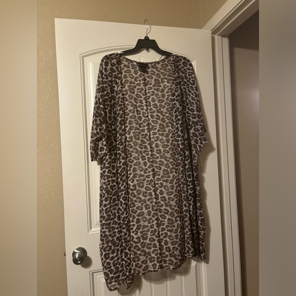 Lane Bryant Leopard Duster - Picture 1 of 6